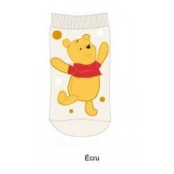 chaussettes winnie l'ourson ecru (15/18 et 19/22)