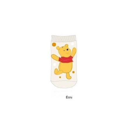 chaussettes winnie l'ourson ecru (15/18 et 19/22)