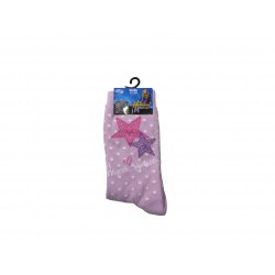 chaussettes hannah montana etoiles mauves