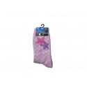 chaussettes hannah montana etoiles mauves