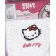 drap de bain hello kitty blanc