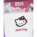 drap de bain hello kitty blanc